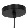 LEDTM® LITTLE MAN 01652 Μοντέρνο Κρεμαστό Φωτιστικό Οροφής με Ντουί 1 x E27 AC 220-240V IP20 - Μαύρο - Μ20 x Π20 x Υ40cm - Image 6