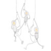LEDTM® LITTLE MAN 01654 Μοντέρνο Κρεμαστό Φωτιστικό Οροφής με Ντουί 3 x E27 AC 220-240V IP20 - Λευκό - Μ45 x Π45 x Υ40cm - Image 2