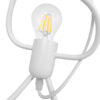 LEDTM® LITTLE MAN 01654 Μοντέρνο Κρεμαστό Φωτιστικό Οροφής με Ντουί 3 x E27 AC 220-240V IP20 - Λευκό - Μ45 x Π45 x Υ40cm - Image 3