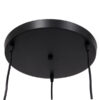 LEDTM® LITTLE MAN 01655 Μοντέρνο Κρεμαστό Φωτιστικό Οροφής με Ντουί 3 x E27 AC 220-240V IP20 - Μαύρο - Μ45 x Π45 x Υ40cm - Image 6