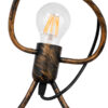 LEDTM® LITTLE MAN 01656 Μοντέρνο Κρεμαστό Φωτιστικό Οροφής με Ντουί 3 x E27 AC 220-240V IP20 - Χάλκινο - Μ45 x Π45 x Υ40cm - Image 3
