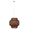 LEDTM® MALDIVES 01658 Boho Κρεμαστό Φωτιστικό Οροφής με Ντουί 1 x E27 AC 220-240V IP20 - Καφέ - Μ56 x Π56 x Υ54cm - Image 3