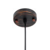 LEDTM® EARTH 01662 Vintage Κρεμαστό Φωτιστικό Οροφής με Ντουί 1 x E27 AC 220-240V IP20 - Χάλκινο - Μ30 x Π30 x Y30cm - Image 10