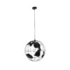 LEDTM® EARTH 01663 Vintage Κρεμαστό Φωτιστικό Οροφής με Ντουί 1 x E27 AC 220-240V IP20 - Μαύρο - Μ40 x Π40 x Υ38cm - Image 4