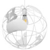 LEDTM® EARTH 01664 Vintage Κρεμαστό Φωτιστικό Οροφής με Ντουί 1 x E27 AC 220-240V IP20 - Λευκό - Μ40 x Π40 x Y40cm - Image 5
