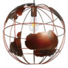 LEDTM® EARTH 01665 Vintage Κρεμαστό Φωτιστικό Οροφής με Ντουί 1 x E27 AC 220-240V IP20 - Χάλκινο - Μ40 x Π40 x Y40cm - Image 3