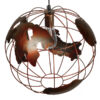 LEDTM® EARTH 01665 Vintage Κρεμαστό Φωτιστικό Οροφής με Ντουί 1 x E27 AC 220-240V IP20 - Χάλκινο - Μ40 x Π40 x Y40cm - Image 4