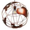 LEDTM® EARTH 01665 Vintage Κρεμαστό Φωτιστικό Οροφής με Ντουί 1 x E27 AC 220-240V IP20 - Χάλκινο - Μ40 x Π40 x Y40cm - Image 5