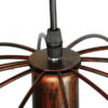 LEDTM® EARTH 01665 Vintage Κρεμαστό Φωτιστικό Οροφής με Ντουί 1 x E27 AC 220-240V IP20 - Χάλκινο - Μ40 x Π40 x Y40cm - Image 6