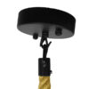 LEDTM® LENHAM 01668 Μοντέρνο Κρεμαστό Φωτιστικό Οροφής με Ντουί 1 x E27 AC 220-240V IP20 - Μπεζ & Μελί - Μ25 x Π25 x Y25cm - Image 8
