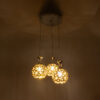 LEDTM® BOUQUET 01670 Μοντέρνο Κρεμαστό Φωτιστικό Οροφής με Ντουί 3 x E27 AC 220-240V IP20 - Πολύχρωμο - Μ46 x Π46 x Y23cm - Image 3