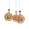 LEDTM® BOUQUET 01670 Μοντέρνο Κρεμαστό Φωτιστικό Οροφής με Ντουί 3 x E27 AC 220-240V IP20 - Πολύχρωμο - Μ46 x Π46 x Y23cm - Image 5