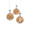 LEDTM® BOUQUET 01670 Μοντέρνο Κρεμαστό Φωτιστικό Οροφής με Ντουί 3 x E27 AC 220-240V IP20 - Πολύχρωμο - Μ46 x Π46 x Y23cm - Image 6