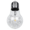 LEDTM® LAMP 01677 Μοντέρνο Κρεμαστό Φωτιστικό Οροφής με Ντουί 1 x E27 AC 220-240V IP20 - Ασημί & Διάφανο - Μ30 x Π30 x Υ52cm - Image 5