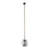 LEDTM® ORVAL 01689 Μοντέρνο Κρεμαστό Φωτιστικό Οροφής με Ντουί 1 x E27 AC 220-240V IP20 - Μαύρο & Μπεζ - Μ20 x Π20 x Υ20cm - Image 4