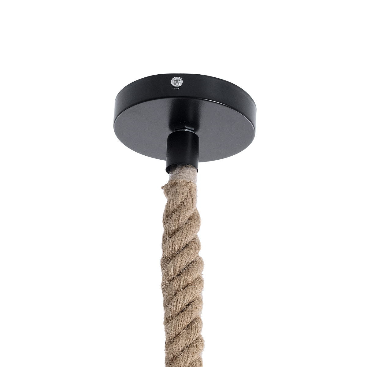 LEDTM® ORVAL 01689 Μοντέρνο Κρεμαστό Φωτιστικό Οροφής με Ντουί 1 x E27 AC 220-240V IP20 - Μαύρο & Μπεζ - Μ20 x Π20 x Υ20cm - Image 9