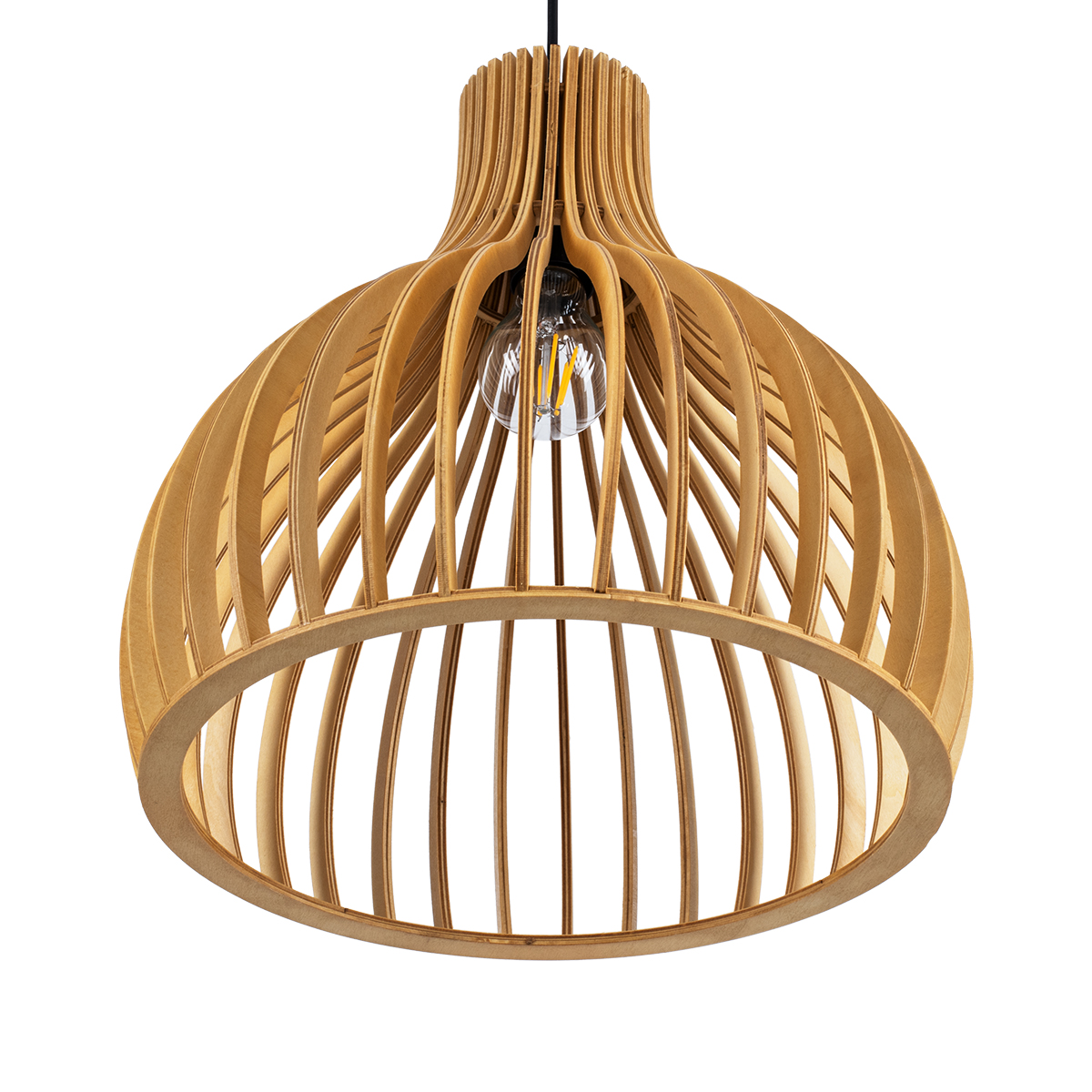 LEDTM® SCANDINAVIA 01697 Boho Κρεμαστό Φωτιστικό Οροφής με Ντουί 1 x E27 AC 220-240V IP20 - Μπεζ - Μ35 x Π35 x Υ35cm - Image 6