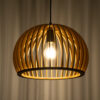 LEDTM® SCANDINAVIA 01698 Boho Κρεμαστό Φωτιστικό Οροφής με Ντουί 1 x E27 AC 220-240V IP20 - Μπεζ - Μ33 x Π33 x Υ20cm - Image 3