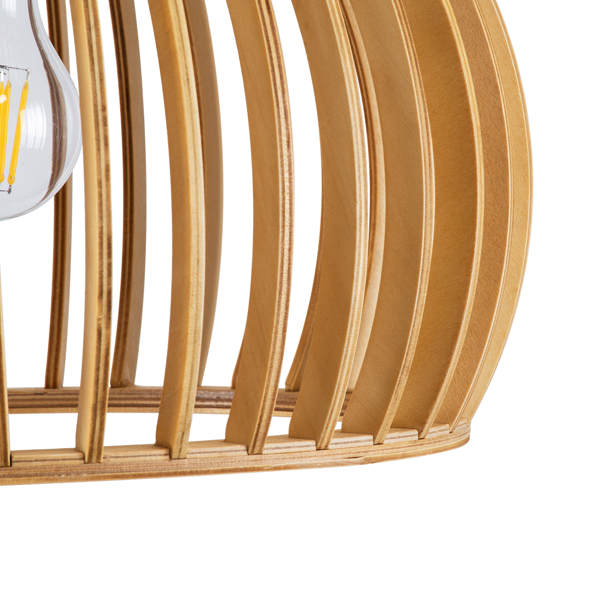 LEDTM® SCANDINAVIA 01698 Boho Κρεμαστό Φωτιστικό Οροφής με Ντουί 1 x E27 AC 220-240V IP20 - Μπεζ - Μ33 x Π33 x Υ20cm - Image 9
