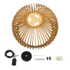 LEDTM® SCANDINAVIA 01699 Boho Κρεμαστό Φωτιστικό Οροφής με Ντουί 1 x E27 AC 220-240V IP20 - Μπεζ - Μ44 x Π44 x Υ28cm - Image 11