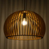 LEDTM® SCANDINAVIA 01699 Boho Κρεμαστό Φωτιστικό Οροφής με Ντουί 1 x E27 AC 220-240V IP20 - Μπεζ - Μ44 x Π44 x Υ28cm - Image 3