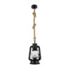 LEDTM® BARBAROSSA 01704 Vintage Κρεμαστό Φωτιστικό Οροφής με Ντουί 1 x E27 AC 220-240V IP20 - Μαύρο - Μ18 x Π18 x Υ28cm - Image 4