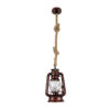 LEDTM® BARBAROSSA 01707 Vintage Κρεμαστό Φωτιστικό Οροφής με Ντουί 1 x E27 AC 220-240V IP20 - Χάλκινο - Μ18 x Π18 x Υ28cm - Image 4