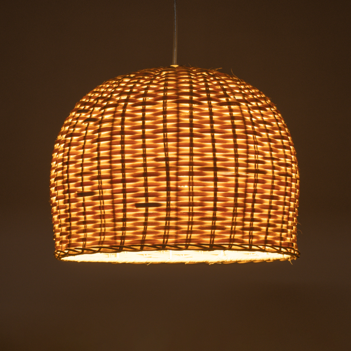 LEDTM® BERMUDA 01708 Boho Κρεμαστό Φωτιστικό Οροφής με Ντουί 1 x E27 AC 220-240V IP20 - Μπεζ - Μ31 x Π31 x Y22cm - Image 3