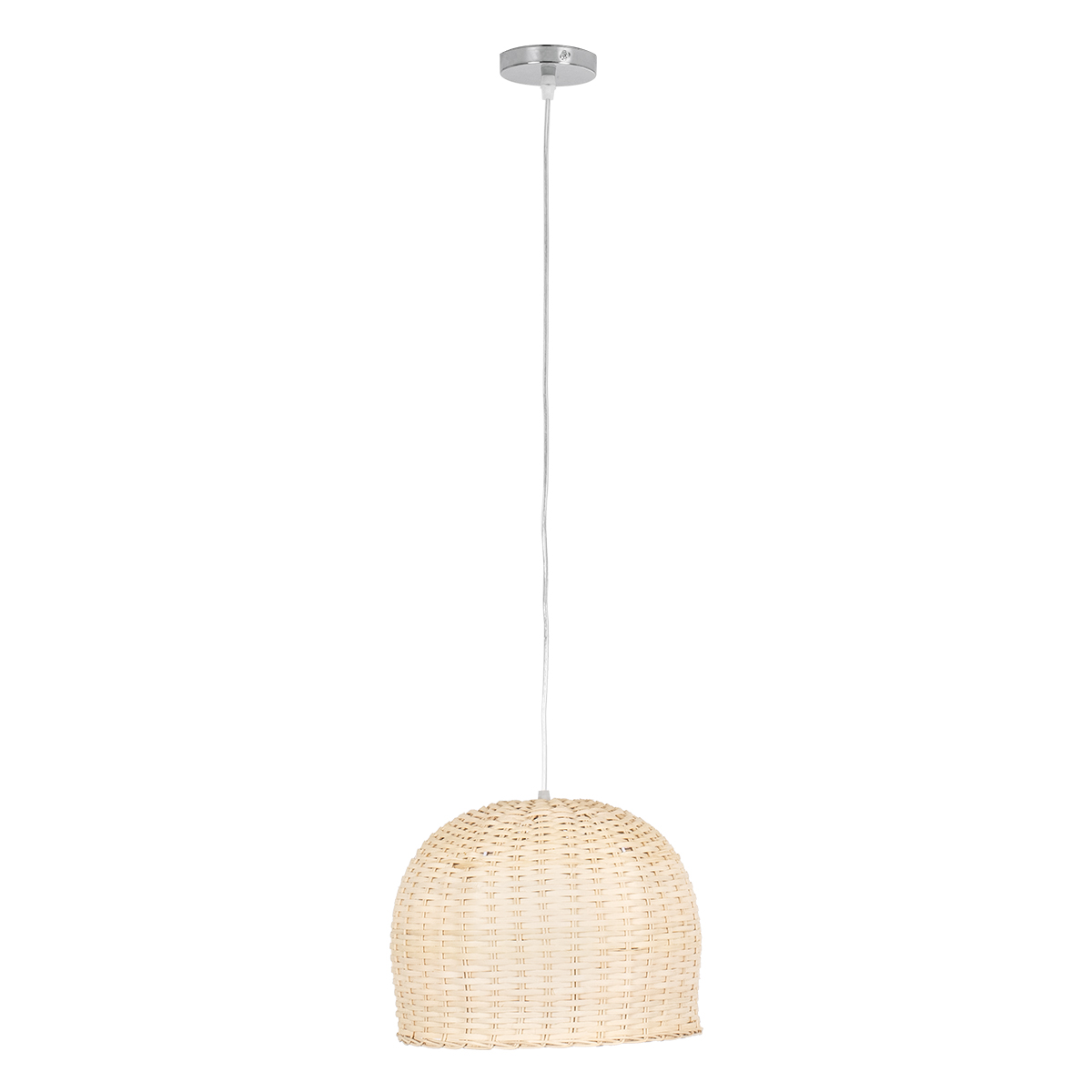 LEDTM® BERMUDA 01708 Boho Κρεμαστό Φωτιστικό Οροφής με Ντουί 1 x E27 AC 220-240V IP20 - Μπεζ - Μ31 x Π31 x Y22cm - Image 4