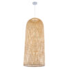 LEDTM® CALERO 01712 Boho Κρεμαστό Φωτιστικό Οροφής με Ντουί 1 x E27 AC 220-240V IP20 - Μπεζ - Μ40 x Π40 x Υ90cm - Image 4