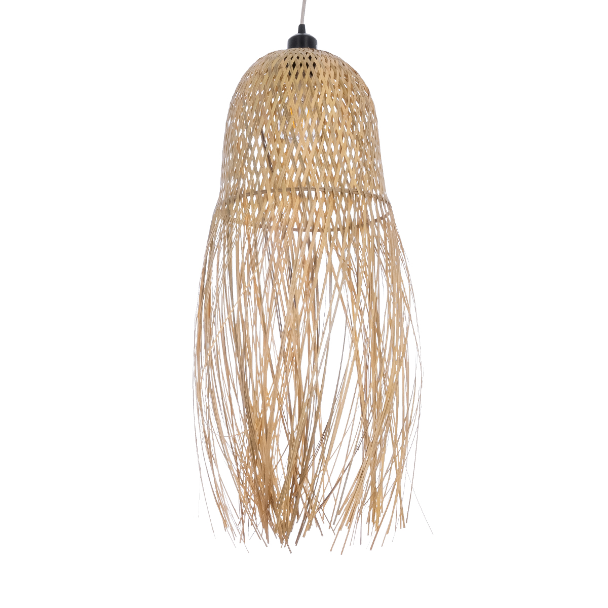 LEDTM® MANILA 01713 Boho Κρεμαστό Φωτιστικό Οροφής με Ντουί 1 x E27 AC 220-240V IP20 - Μπεζ - Μ25 x Π25 x Υ60cm - Image 6