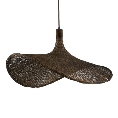 Alternative view of LEDTM® CUBA 01722 Boho Κρεμαστό Φωτιστικό Οροφής με Ντουί 1 x E27 AC 220-240V IP20 - Καφέ - Μ63 x Π63 x Υ32cm
