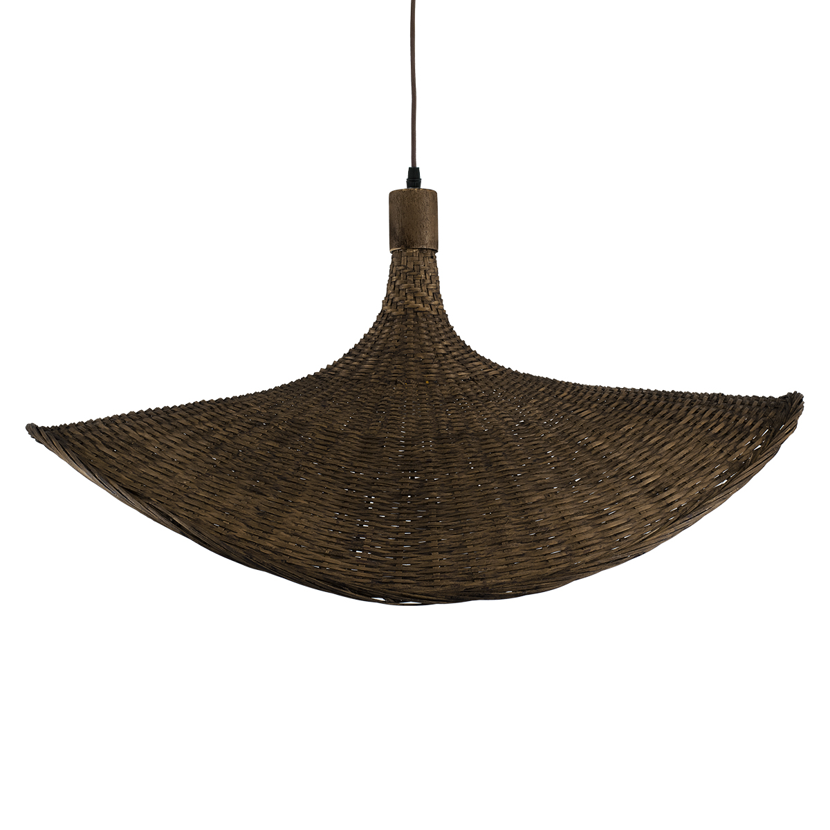 LEDTM® CUBA 01722 Boho Κρεμαστό Φωτιστικό Οροφής με Ντουί 1 x E27 AC 220-240V IP20 - Καφέ - Μ63 x Π63 x Υ32cm - Image 8