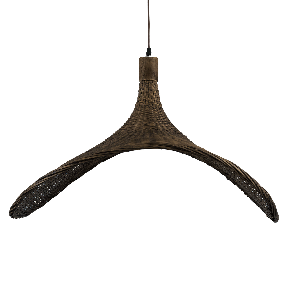 LEDTM® CUBA 01722 Boho Κρεμαστό Φωτιστικό Οροφής με Ντουί 1 x E27 AC 220-240V IP20 - Καφέ - Μ63 x Π63 x Υ32cm - Image 9