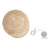 LEDTM® LUCIA 01725 Boho Κρεμαστό Φωτιστικό Οροφής με Ντουί 1 x E27 AC 220-240V IP20 - Μπεζ - Μ40 x Π40 x Y34cm - Image 11