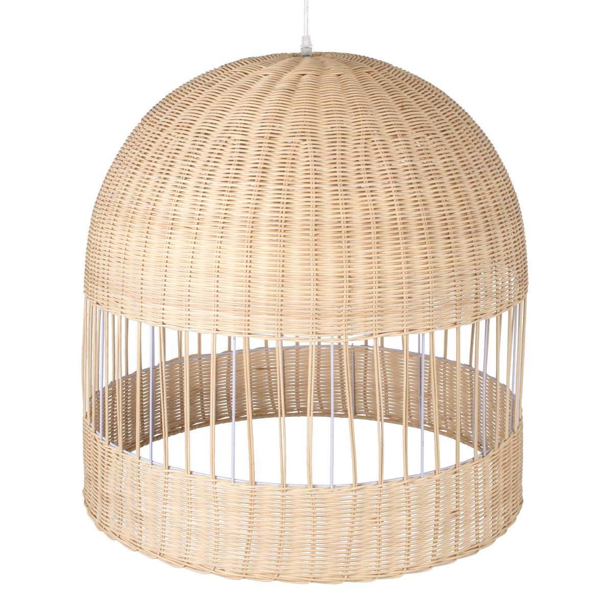 LEDTM® LUCIA 01726 Boho Κρεμαστό Φωτιστικό Οροφής με Ντουί 1 x E27 AC 220-240V IP20 - Μπεζ - Μ60 x Π60 x Y60cm - Image 7