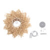 LEDTM® MINORCA 01729 Boho Κρεμαστό Φωτιστικό Οροφής με Ντουί 1 x E27 AC 220-240V IP20 - Μπεζ - Μ30 x Π30 x Υ18cm - Image 11