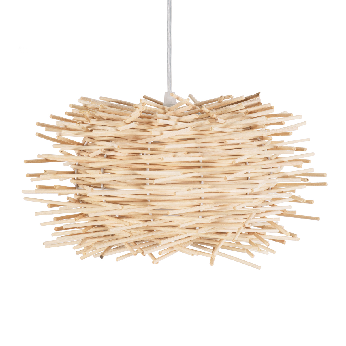 LEDTM® MINORCA 01729 Boho Κρεμαστό Φωτιστικό Οροφής με Ντουί 1 x E27 AC 220-240V IP20 - Μπεζ - Μ30 x Π30 x Υ18cm - Image 5