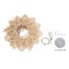 LEDTM® MINORCA 01730 Boho Κρεμαστό Φωτιστικό Οροφής με Ντουί 1 x E27 AC 220-240V IP20 - Μπεζ - Μ35 x Π35 x Y23cm - Image 11
