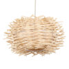 LEDTM® MINORCA 01730 Boho Κρεμαστό Φωτιστικό Οροφής με Ντουί 1 x E27 AC 220-240V IP20 - Μπεζ - Μ35 x Π35 x Y23cm - Image 6