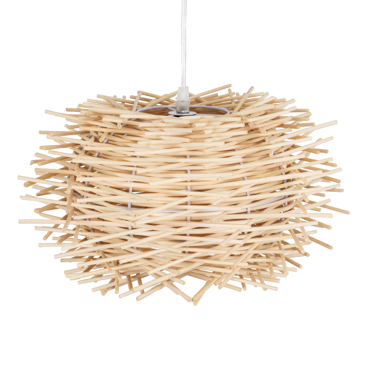 LEDTM® MINORCA 01730 Boho Κρεμαστό Φωτιστικό Οροφής με Ντουί 1 x E27 AC 220-240V IP20 - Μπεζ - Μ35 x Π35 x Y23cm - Image 7