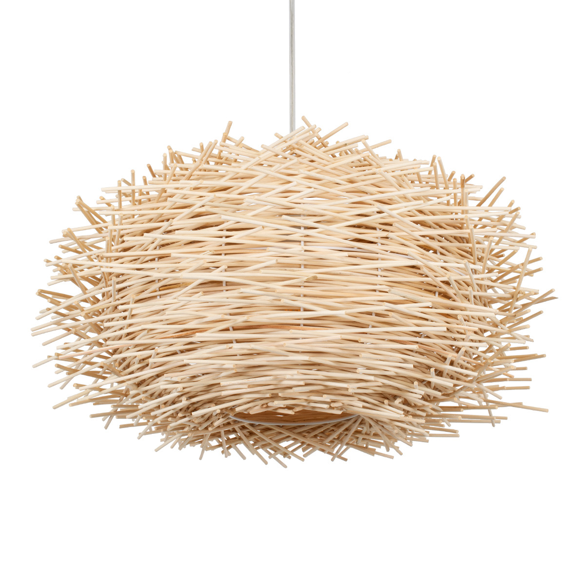 LEDTM® MINORCA 01731 Boho Κρεμαστό Φωτιστικό Οροφής με Ντουί 1 x E27 AC 220-240V IP20 - Μπεζ - Μ60 x Π60 x Y35cm - Image 6