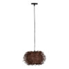 LEDTM® MINORCA 01733 Boho Κρεμαστό Φωτιστικό Οροφής με Ντουί 1 x E27 AC 220-240V IP20 - Καφέ - Μ35 x Π35 x Υ23cm - Image 4