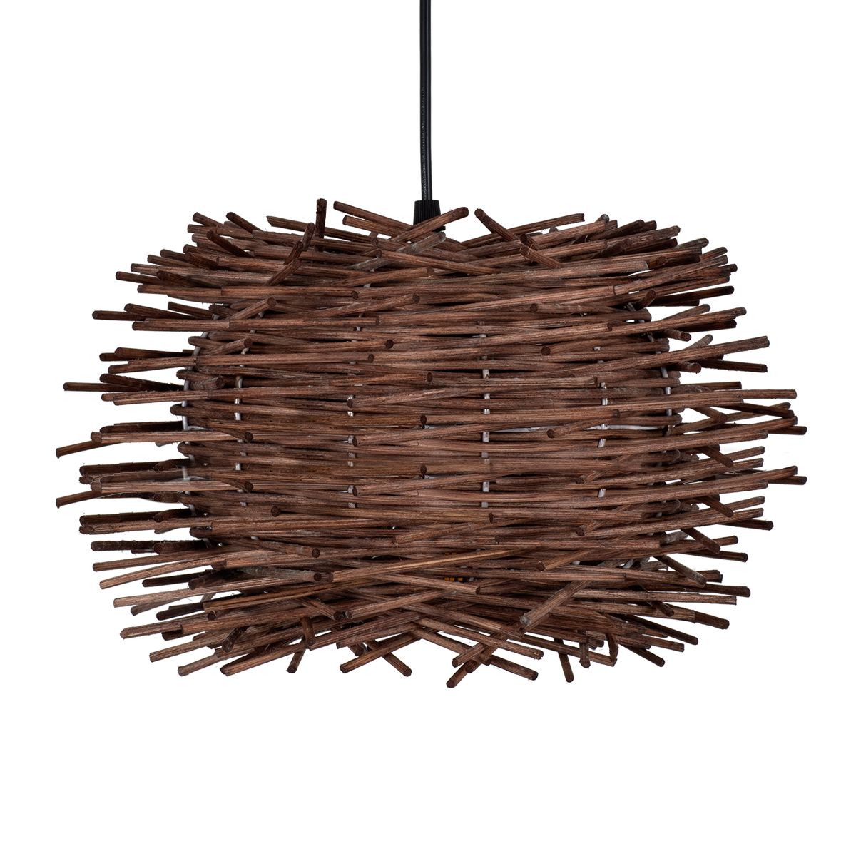 LEDTM® MINORCA 01733 Boho Κρεμαστό Φωτιστικό Οροφής με Ντουί 1 x E27 AC 220-240V IP20 - Καφέ - Μ35 x Π35 x Υ23cm - Image 5