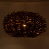 LEDTM® MINORCA 01734 Boho Κρεμαστό Φωτιστικό Οροφής με Ντουί 1 x E27 AC 220-240V IP20 - Καφέ - Μ60 x Π60 x Y35cm - Image 3