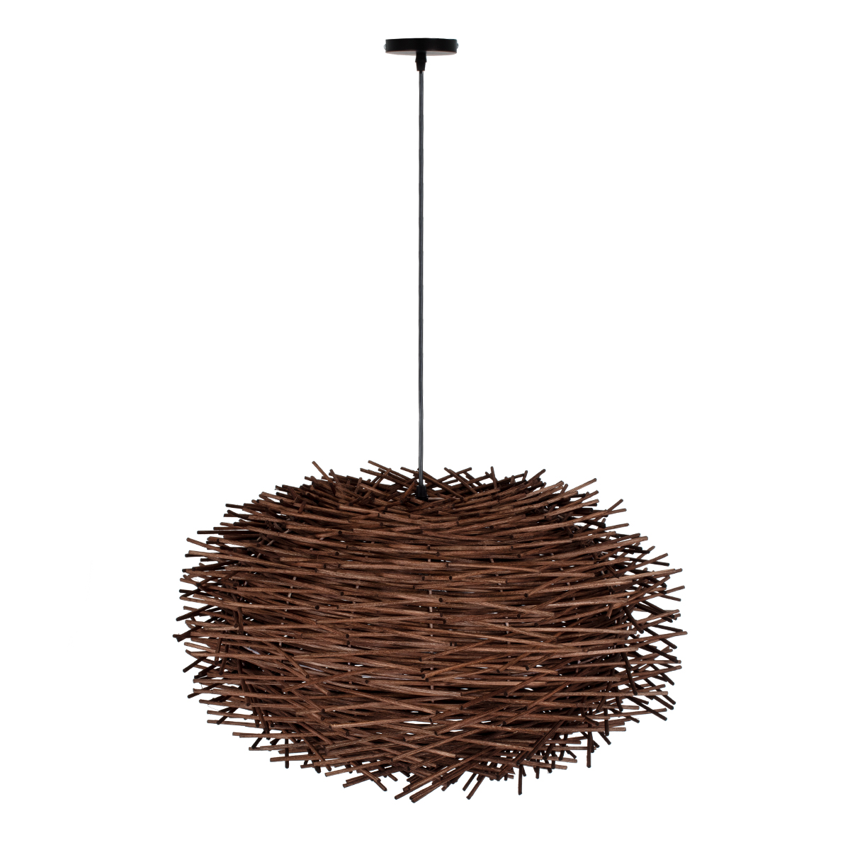 LEDTM® MINORCA 01734 Boho Κρεμαστό Φωτιστικό Οροφής με Ντουί 1 x E27 AC 220-240V IP20 - Καφέ - Μ60 x Π60 x Y35cm - Image 4
