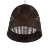 LEDTM® BORA-BORA 01736 Boho Κρεμαστό Φωτιστικό Οροφής με Ντουί 1 x E27 AC 220-240V IP20 - Καφέ - Μ42 x Π42 x Y44cm - Image 6