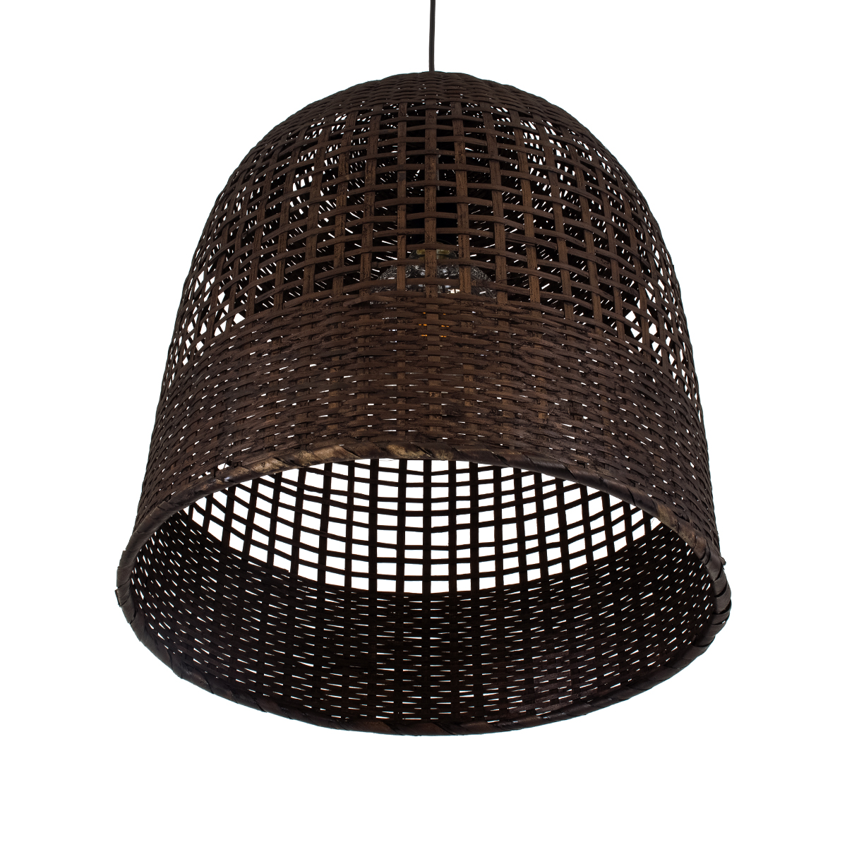 LEDTM® BORA-BORA 01736 Boho Κρεμαστό Φωτιστικό Οροφής με Ντουί 1 x E27 AC 220-240V IP20 - Καφέ - Μ42 x Π42 x Y44cm - Image 6
