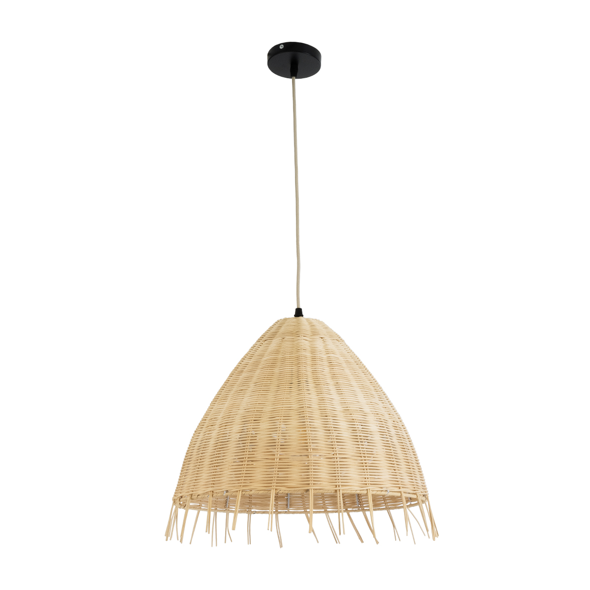 LEDTM® AQUATIC 01742 Boho Κρεμαστό Φωτιστικό Οροφής με Ντουί 1 x E27 AC 220-240V IP20 - Μπεζ - Μ40 x Π40 x Υ36cm - Image 4