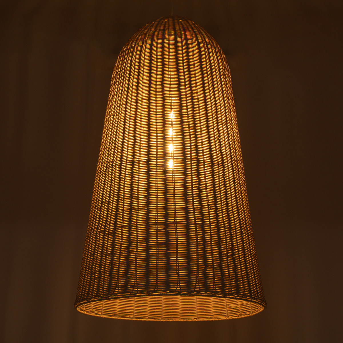 LEDTM® FAROL 01746 Boho Κρεμαστό Φωτιστικό Οροφής με Ντουί 1 x E27 AC 220-240V IP20 - Μπεζ - Μ60 x Π60 x Y100cm - Image 3
